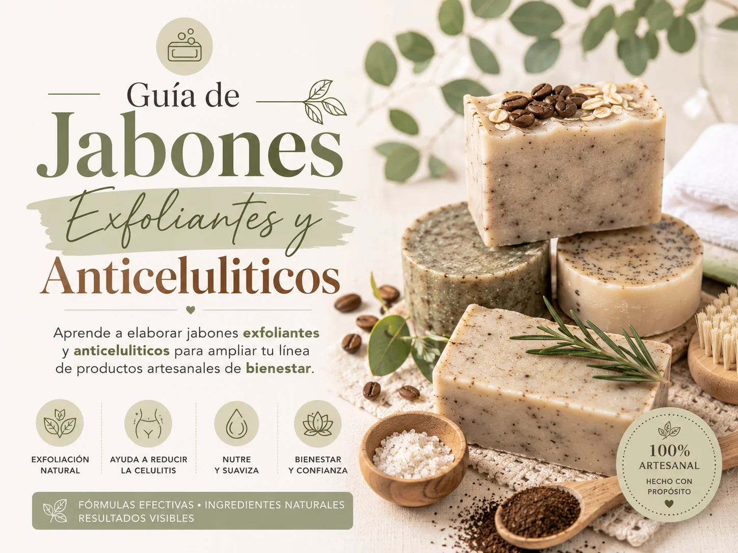 Jabones Exfoliantes y Anticeluliticos