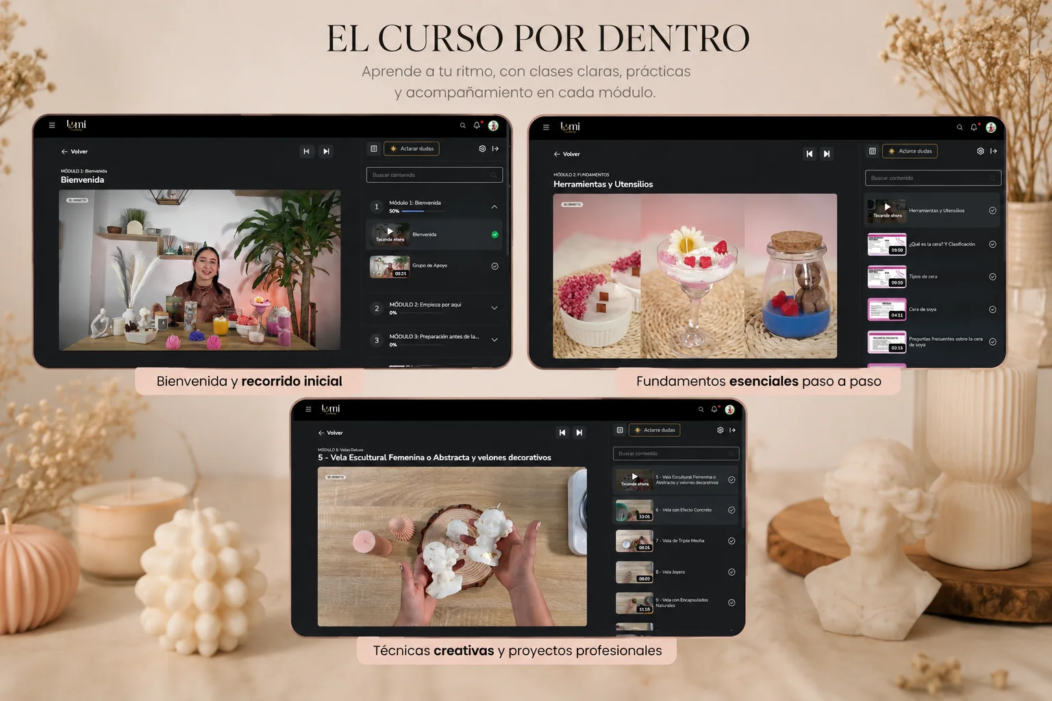 Maestría en Velas Artesanales — acceso en Hotmart